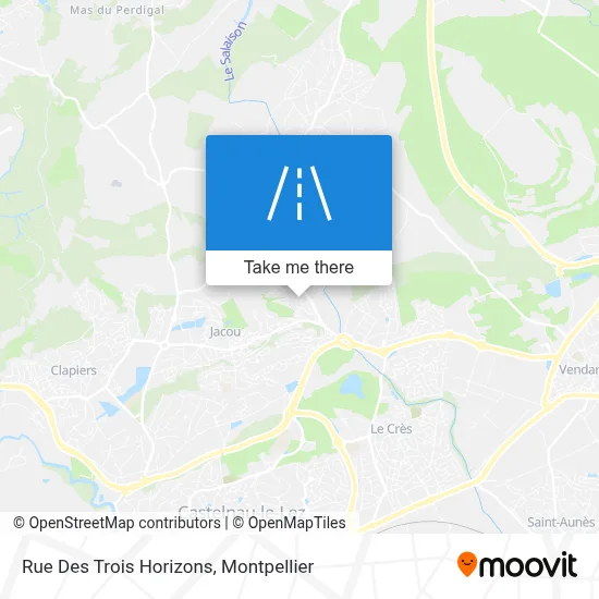 Rue Des Trois Horizons map