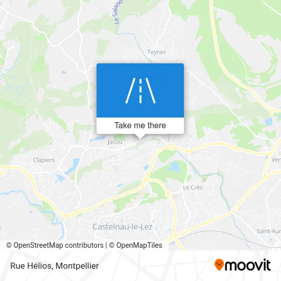 Rue Hélios map