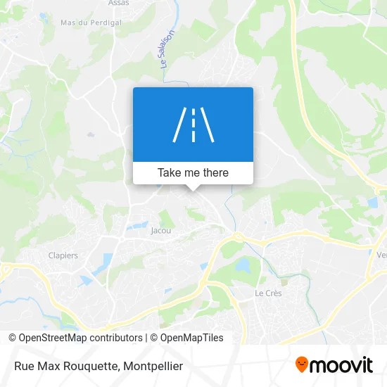 Rue Max Rouquette map