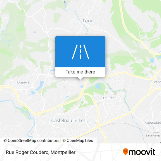 Rue Roger Couderc map