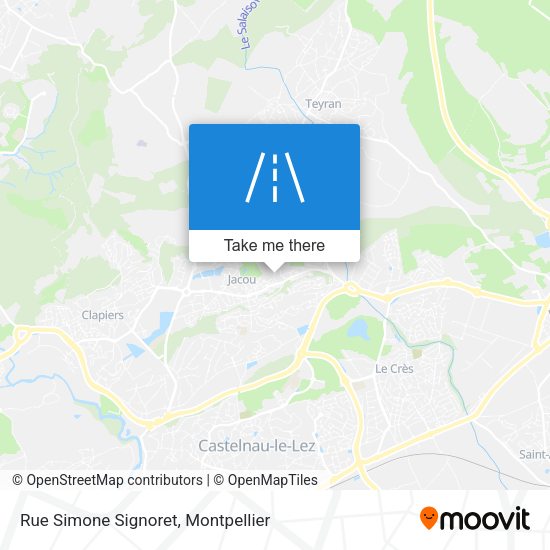Rue Simone Signoret map