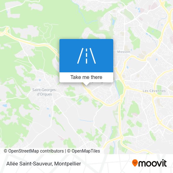 Allée Saint-Sauveur map