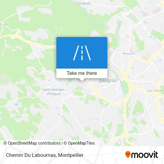 Chemin Du Labournas map