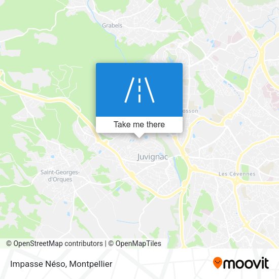 Impasse Néso map