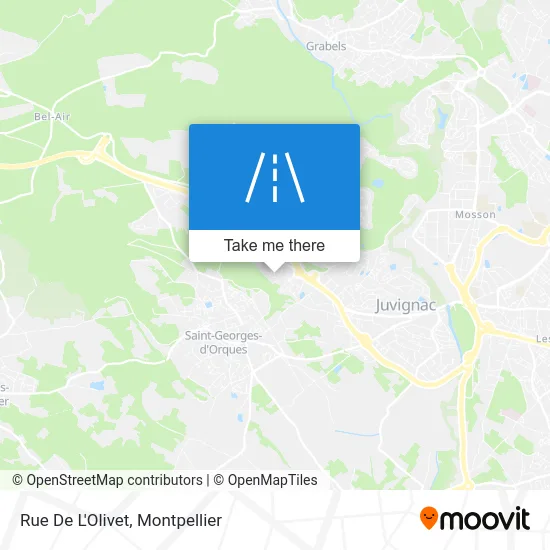 Rue De L'Olivet map