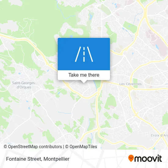 Rue De La Fontaine map