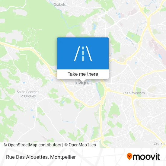 Rue Des Alouettes map