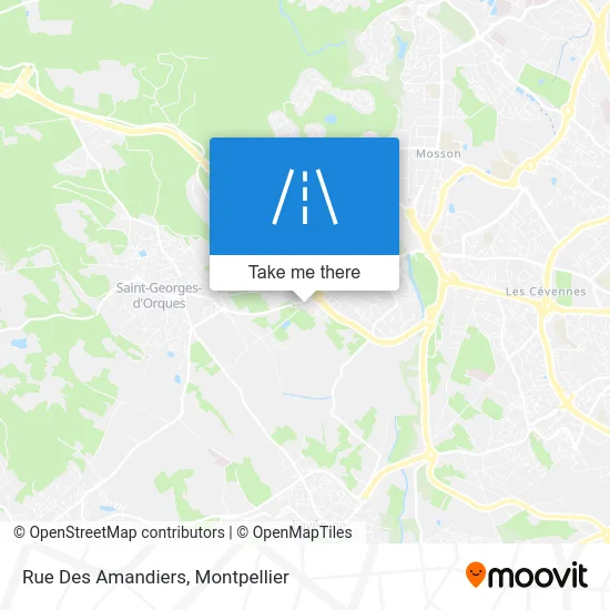 Rue Des Amandiers map