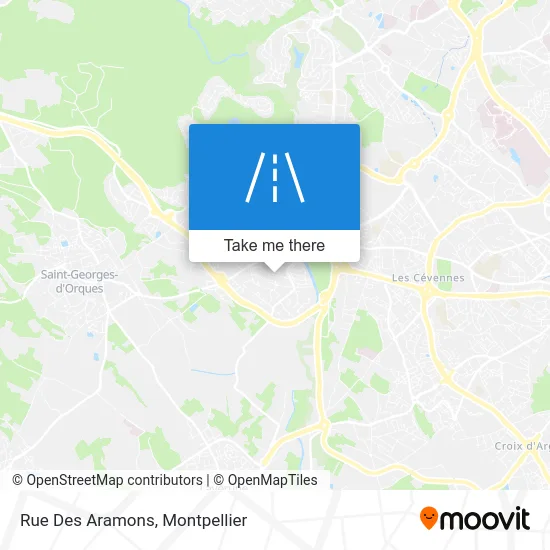 Rue Des Aramons map