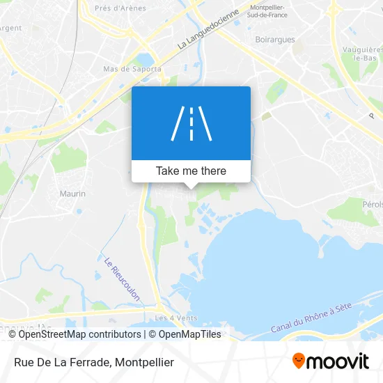 Rue De La Ferrade map