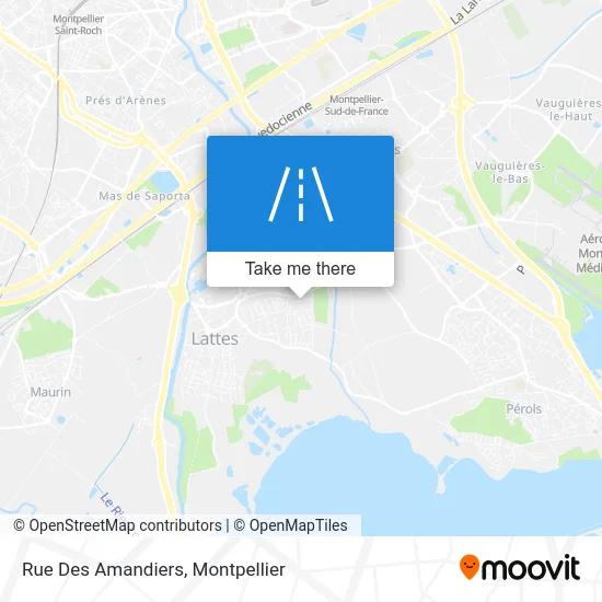 Rue Des Amandiers map