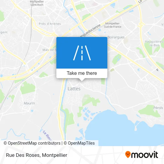 Rue Des Roses map