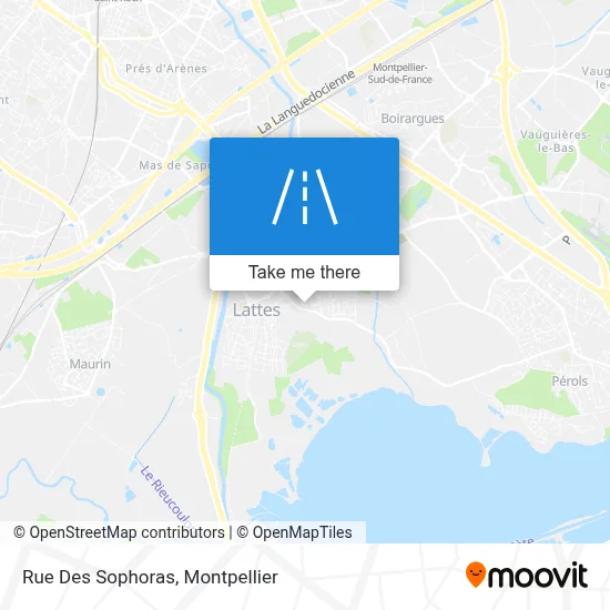 Rue Des Sophoras map