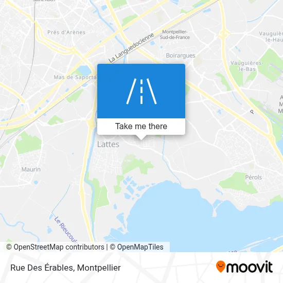 Rue Des Érables map