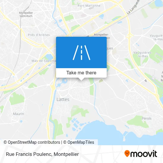 Rue Francis Poulenc map