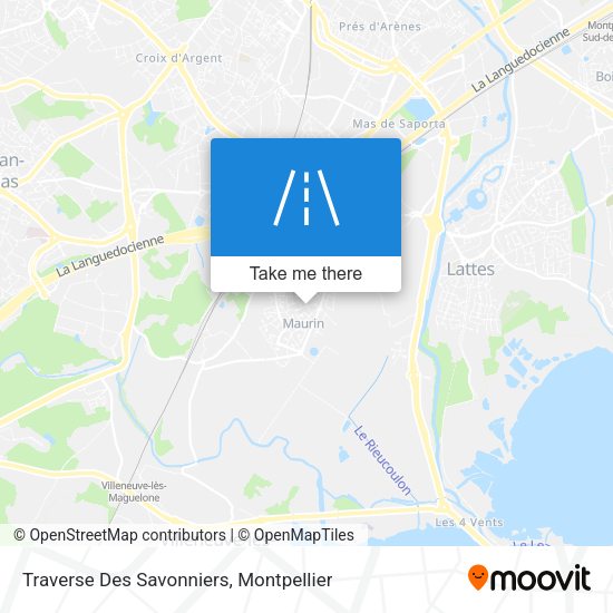Traverse Des Savonniers map