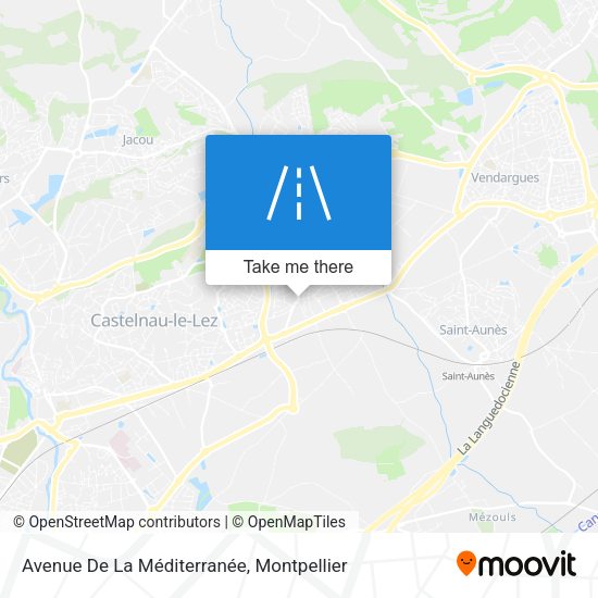 Avenue De La Méditerranée map