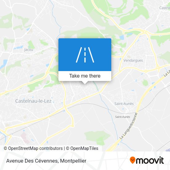 Avenue Des Cévennes map
