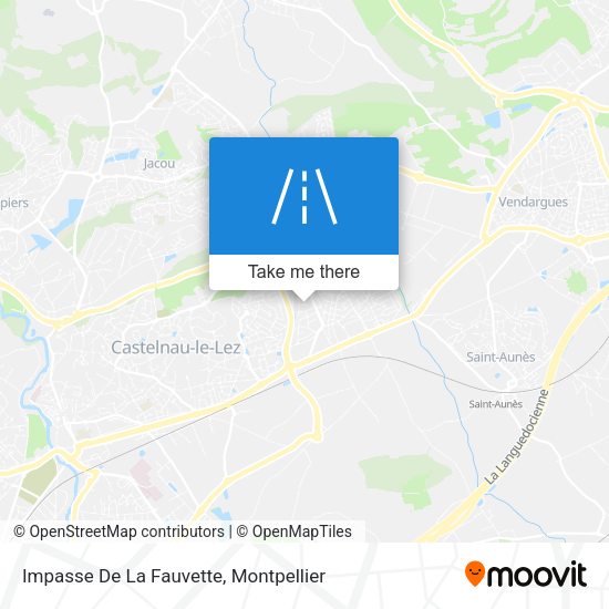 Impasse De La Fauvette map