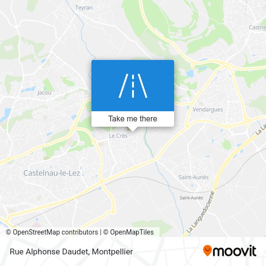Rue Alphonse Daudet map