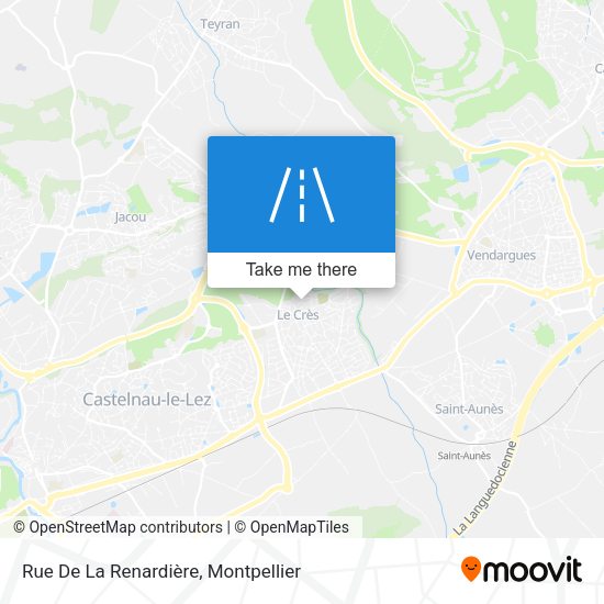 Rue De La Renardière map