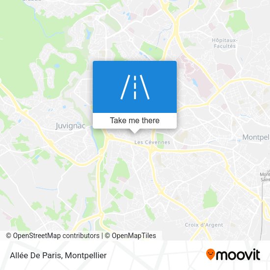 Allée De Paris map