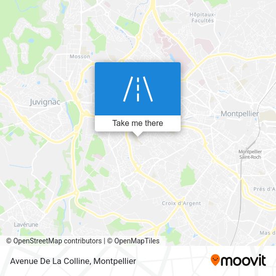 Avenue De La Colline map