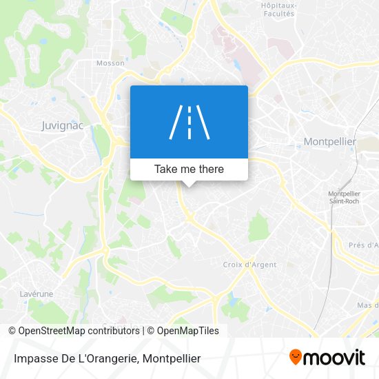 Impasse De L'Orangerie map