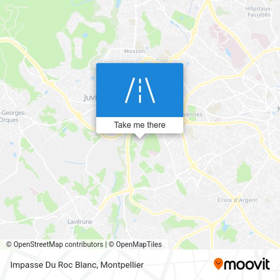 Impasse Du Roc Blanc map
