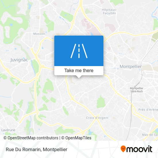 Rue Du Romarin map