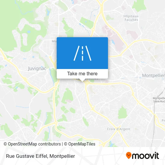 Rue Gustave Eiffel map