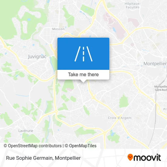 Rue Sophie Germain map