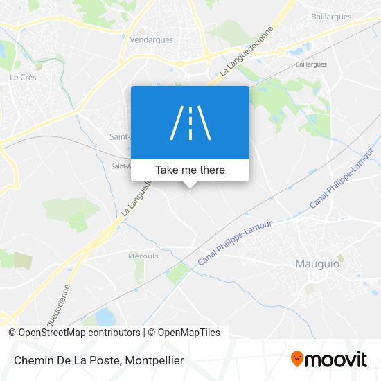 Chemin De La Poste map