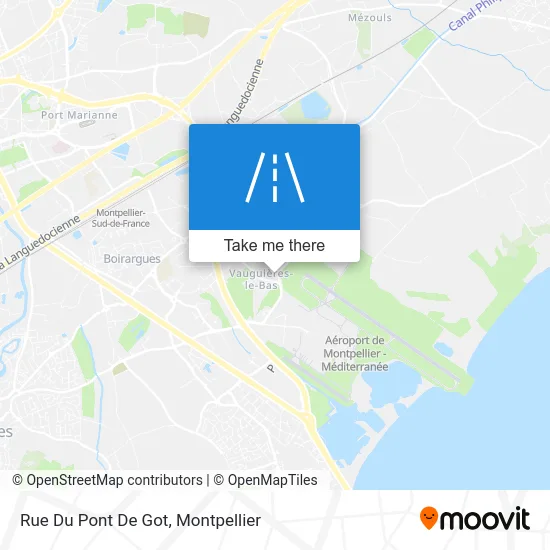 Rue Du Pont De Got map