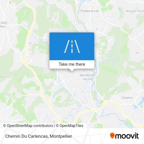Chemin Du Carlencas map