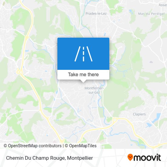 Chemin Du Champ Rouge map