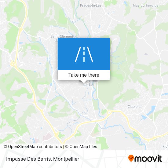 Impasse Des Barris map