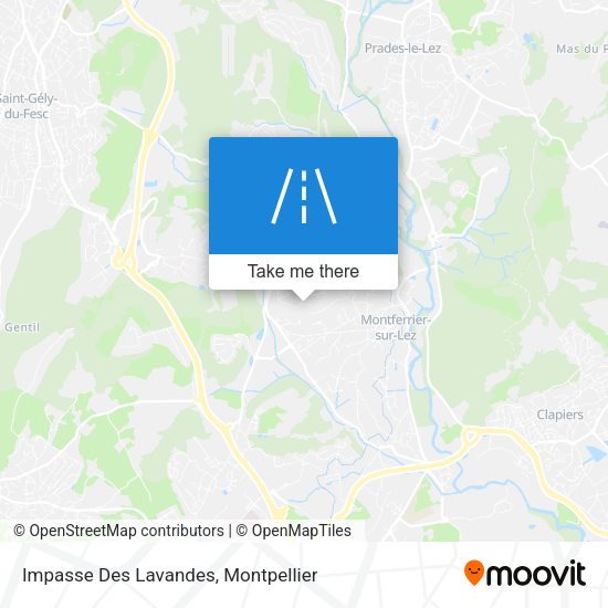 Impasse Des Lavandes map