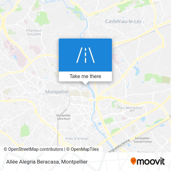 Allée Alegria Beracasa map