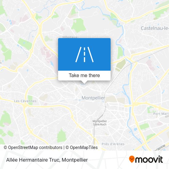 Allée Hermantaire Truc map