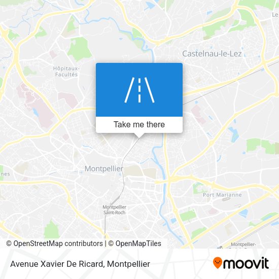 Avenue Xavier De Ricard map