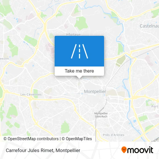 Carrefour Jules Rimet map