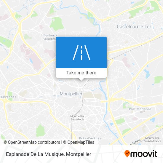 Esplanade De La Musique map