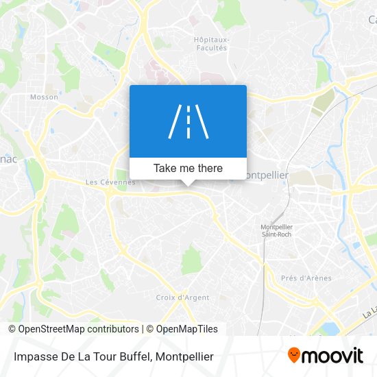 Impasse De La Tour Buffel map