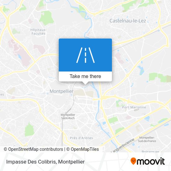 Impasse Des Colibris map