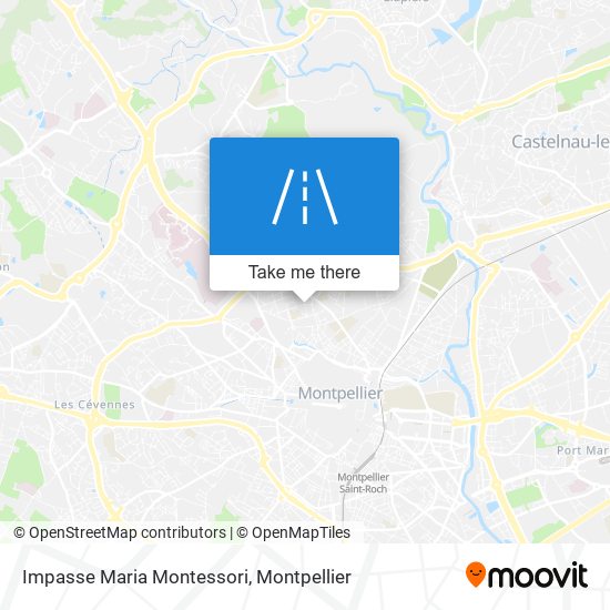 Impasse Maria Montessori map