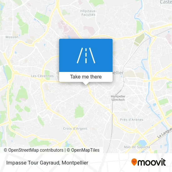 Impasse Tour Gayraud map