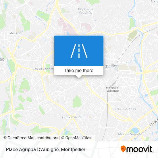Place Agrippa D'Aubigné map