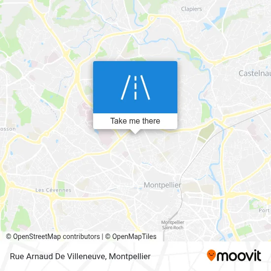 Rue Arnaud De Villeneuve map