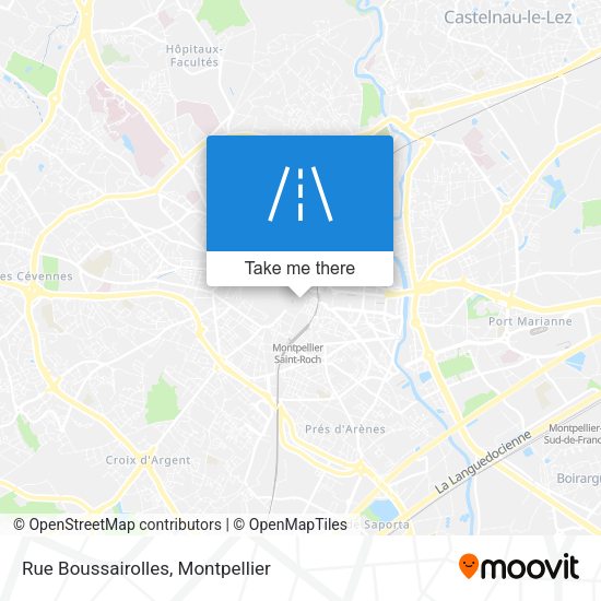 Rue Boussairolles map